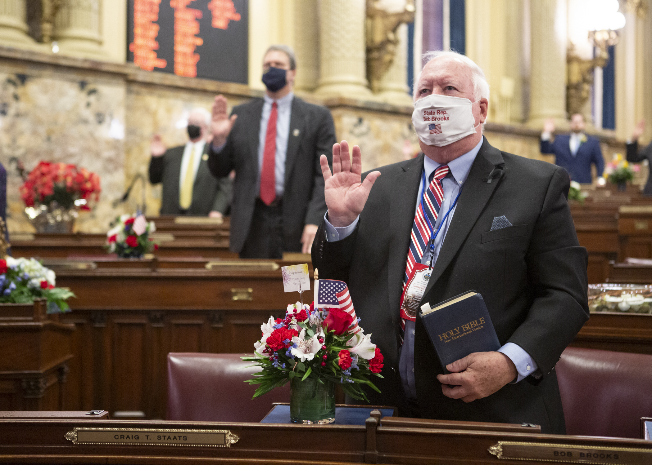 Brooks Takes Oath of Office for 2020-21 Legislative Session 